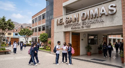 Fachada del Colegio San Dimas